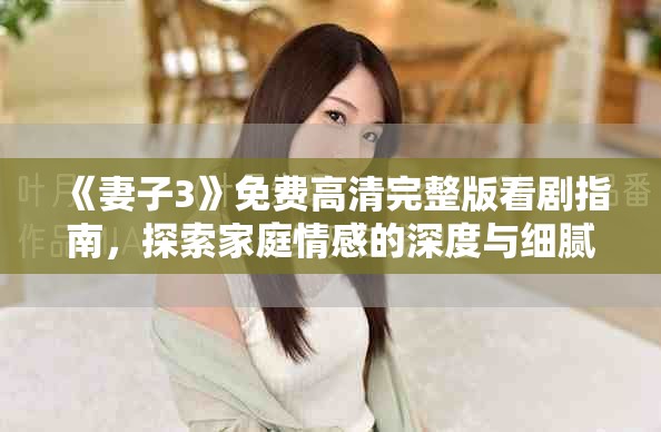 《妻子3》免费高清完整版看剧指南，探索家庭情感的深度与细腻