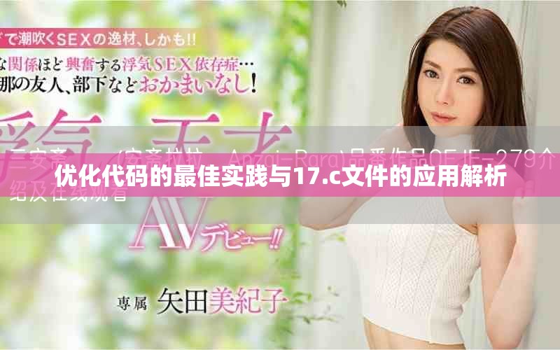 优化代码的最佳实践与17.c文件的应用解析