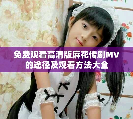免费观看高清版麻花传剧MV的途径及观看方法大全
