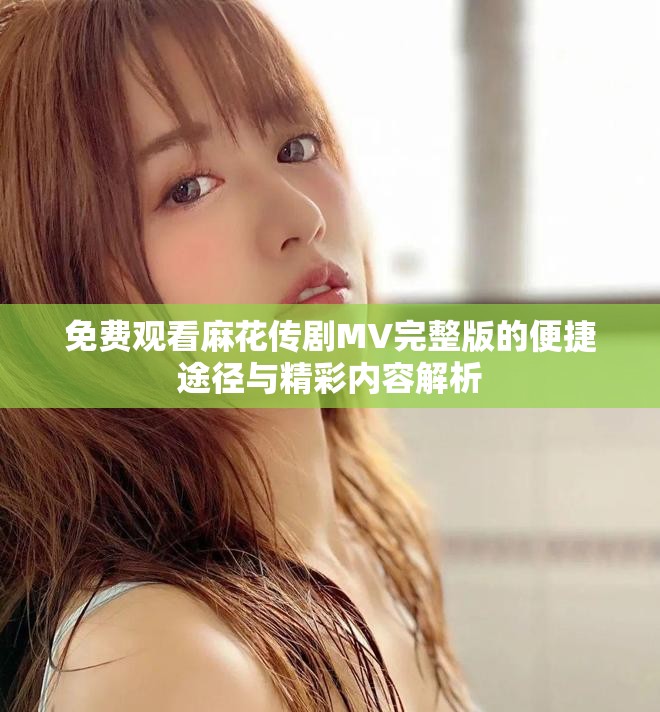 免费观看麻花传剧MV完整版的便捷途径与精彩内容解析
