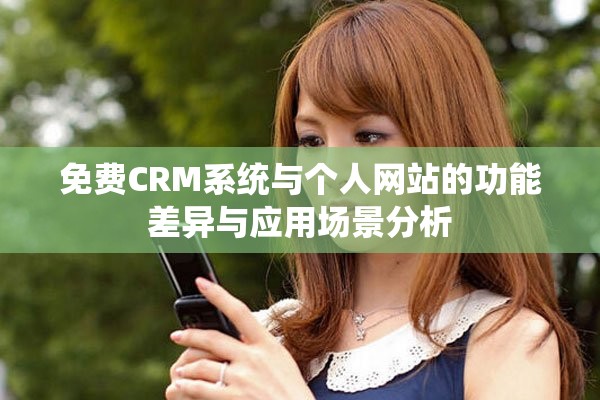 免费CRM系统与个人网站的功能差异与应用场景分析