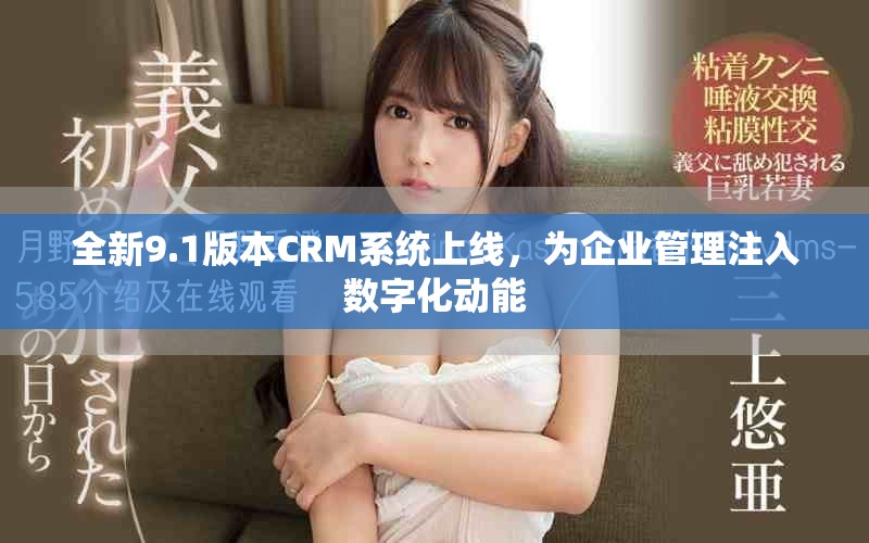 全新9.1版本CRM系统上线，为企业管理注入数字化动能