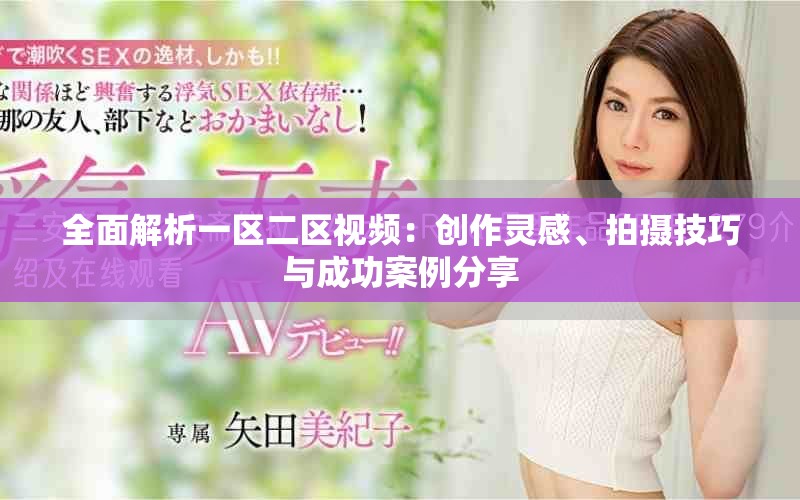 全面解析一区二区视频：创作灵感、拍摄技巧与成功案例分享