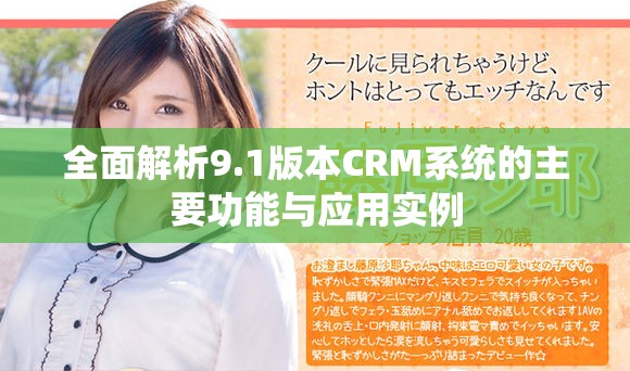 全面解析9.1版本CRM系统的主要功能与应用实例