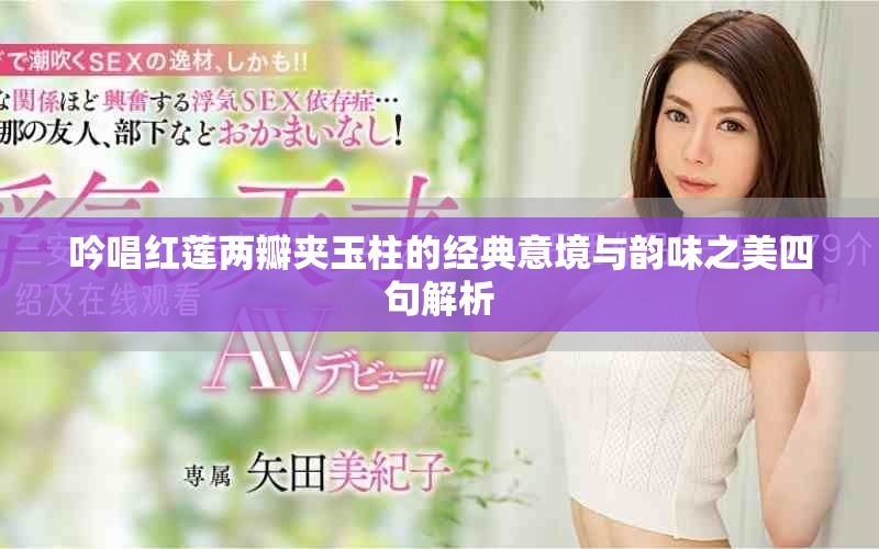 吟唱红莲两瓣夹玉柱的经典意境与韵味之美四句解析