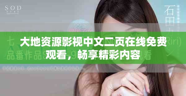 大地资源影视中文二页在线免费观看，畅享精彩内容