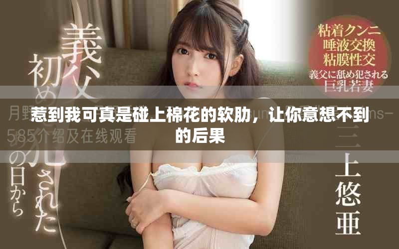 惹到我可真是碰上棉花的软肋，让你意想不到的后果