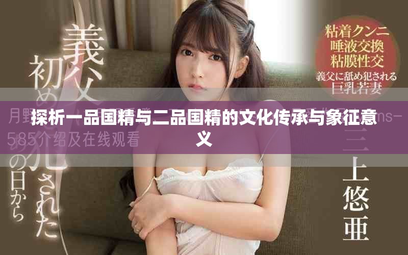 探析一品国精与二品国精的文化传承与象征意义