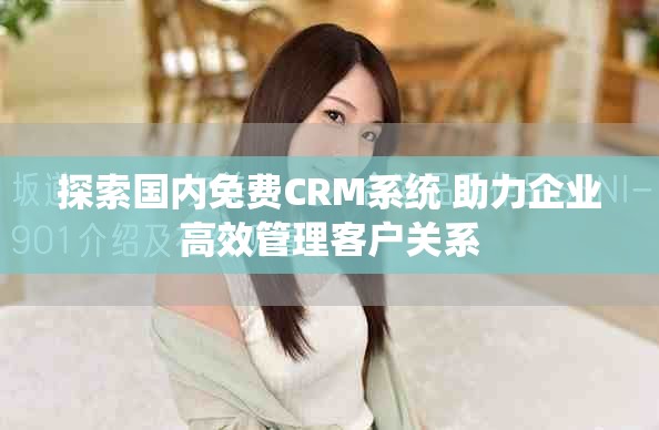 探索国内免费CRM系统 助力企业高效管理客户关系