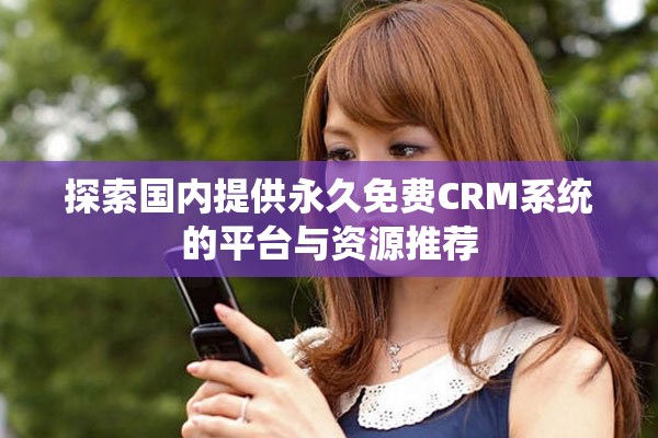 探索国内提供永久免费CRM系统的平台与资源推荐