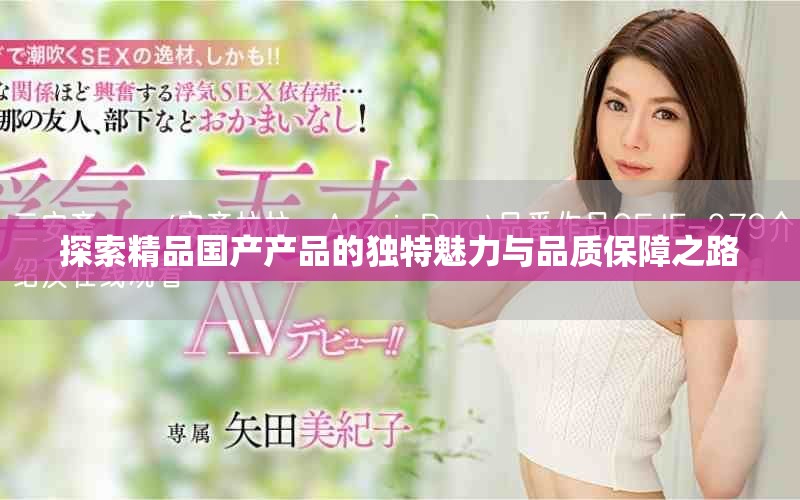 探索精品国产产品的独特魅力与品质保障之路