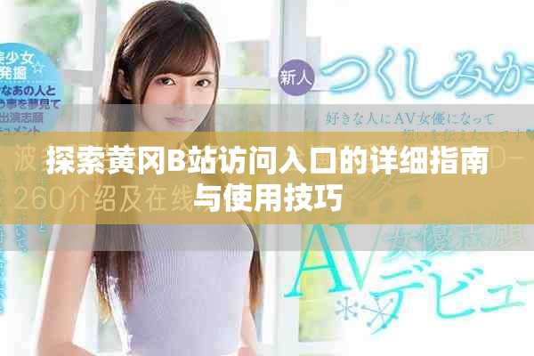探索黄冈B站访问入口的详细指南与使用技巧