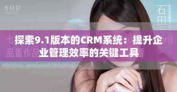 探索9.1版本的CRM系统：提升企业管理效率的关键工具