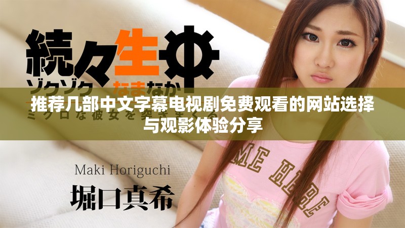 推荐几部中文字幕电视剧免费观看的网站选择与观影体验分享