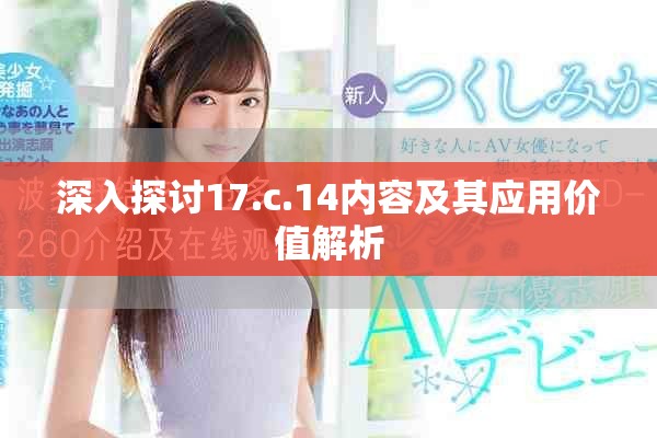 深入探讨17.c.14内容及其应用价值解析