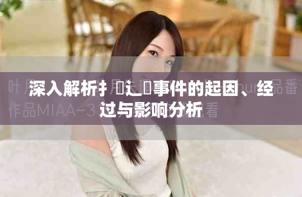 深入解析扌喿辶畐事件的起因、经过与影响分析