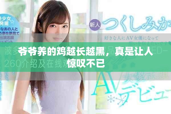 爷爷养的鸡越长越黑，真是让人惊叹不已