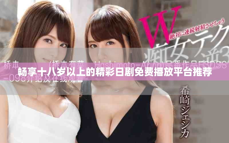 畅享十八岁以上的精彩日剧免费播放平台推荐