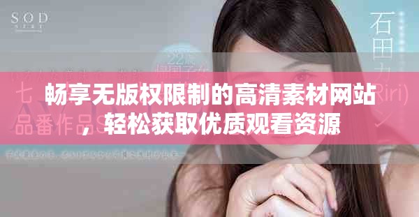 畅享无版权限制的高清素材网站，轻松获取优质观看资源