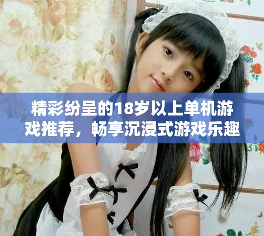 精彩纷呈的18岁以上单机游戏推荐，畅享沉浸式游戏乐趣