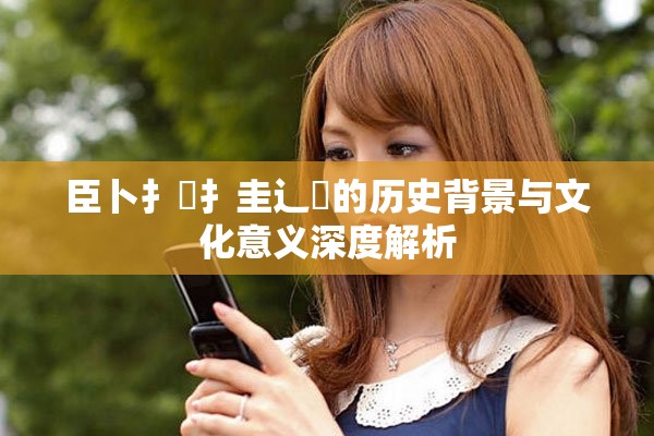 臣卜扌喿扌圭辶畐的历史背景与文化意义深度解析