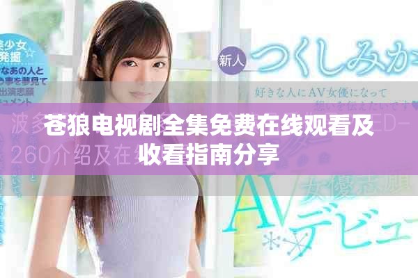 苍狼电视剧全集免费在线观看及收看指南分享