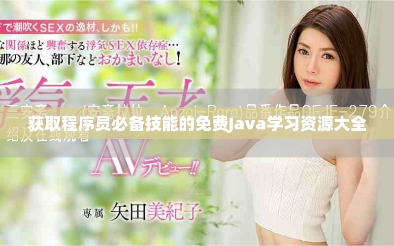获取程序员必备技能的免费Java学习资源大全