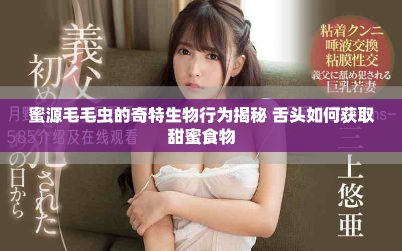 蜜源毛毛虫的奇特生物行为揭秘 舌头如何获取甜蜜食物