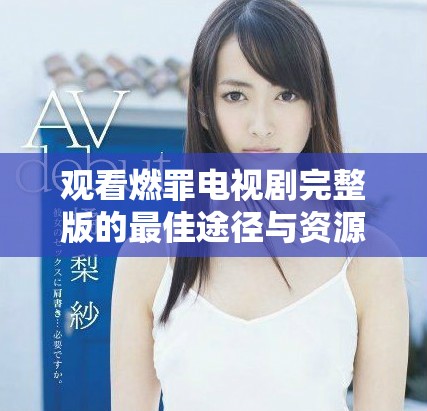 观看燃罪电视剧完整版的最佳途径与资源分享指南
