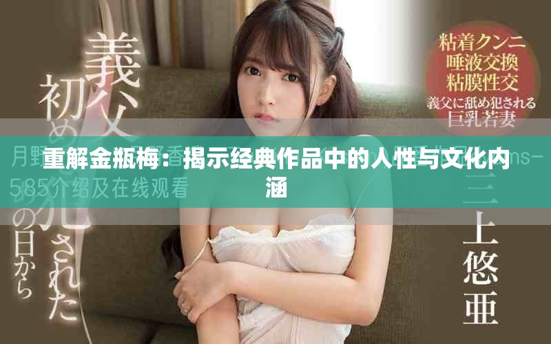 重解金瓶梅：揭示经典作品中的人性与文化内涵