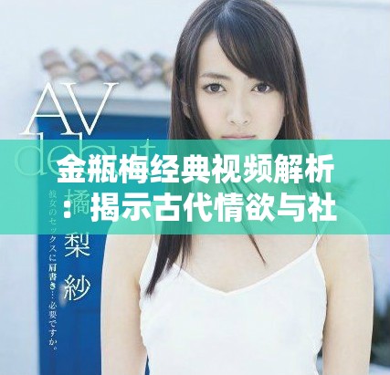 金瓶梅经典视频解析：揭示古代情欲与社会风貌的真实面貌