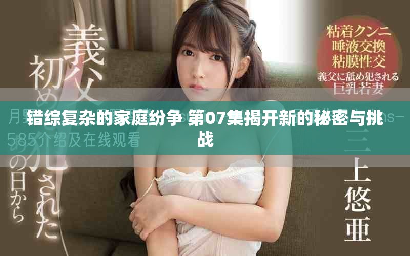 错综复杂的家庭纷争 第07集揭开新的秘密与挑战