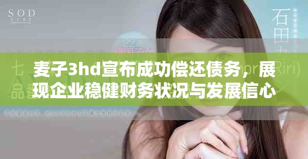 麦子3hd宣布成功偿还债务，展现企业稳健财务状况与发展信心