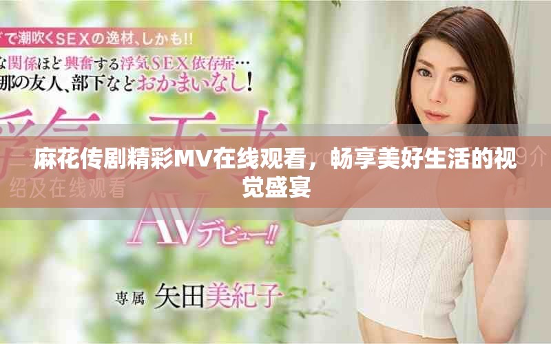 麻花传剧精彩MV在线观看，畅享美好生活的视觉盛宴