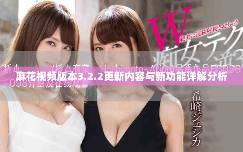 麻花视频版本3.2.2更新内容与新功能详解分析