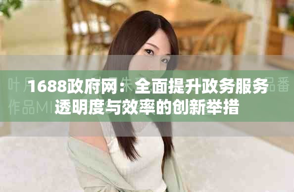 1688政府网：全面提升政务服务透明度与效率的创新举措
