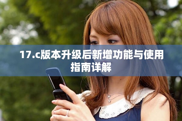 17.c版本升级后新增功能与使用指南详解