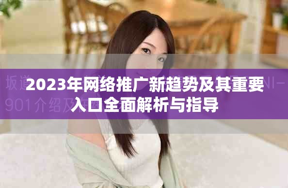 2023年网络推广新趋势及其重要入口全面解析与指导