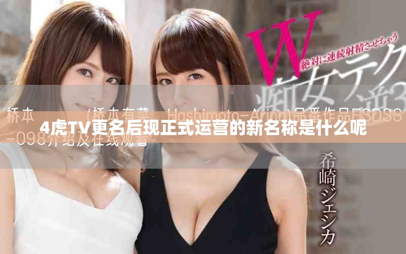 4虎TV更名后现正式运营的新名称是什么呢